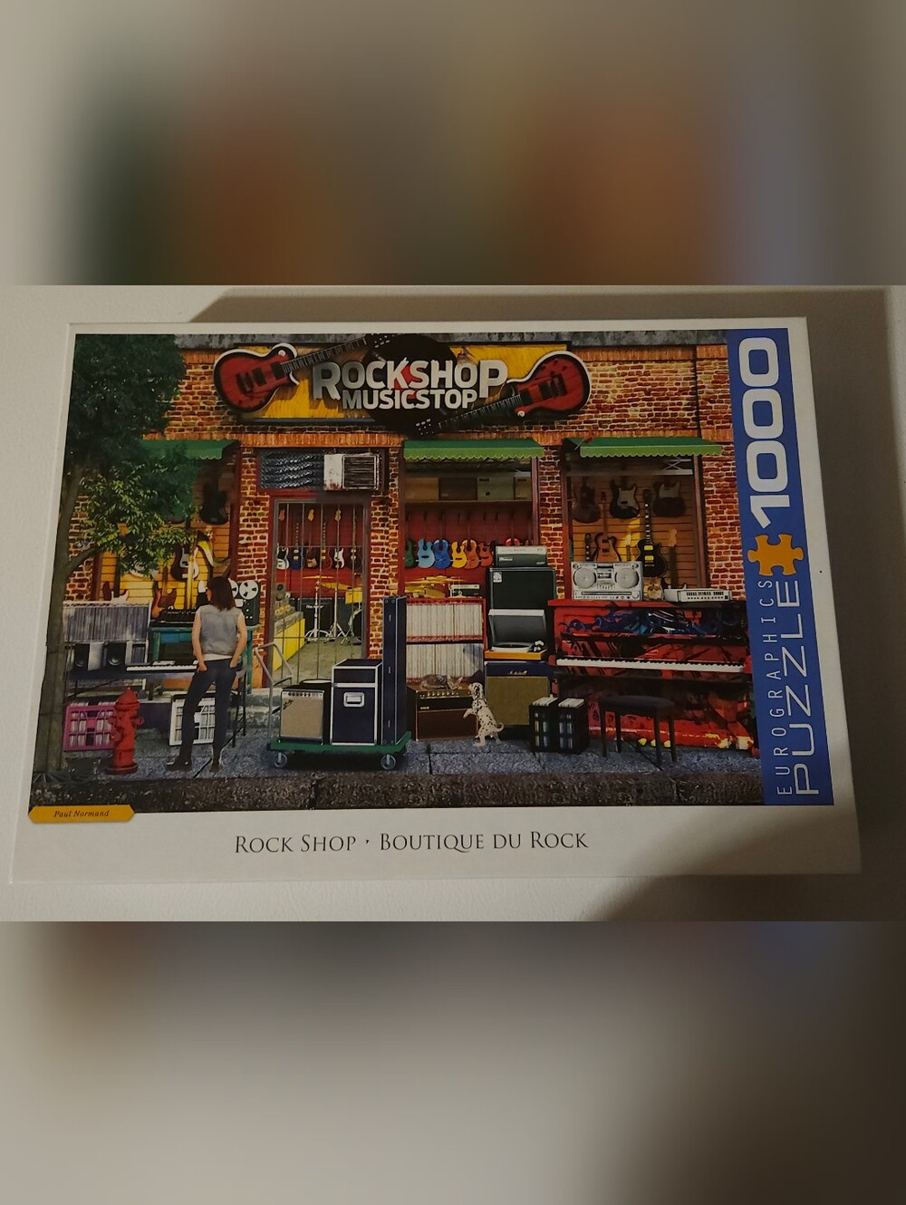 Eurographics Rock Shop Music Stop 1000 Piece Puzzle